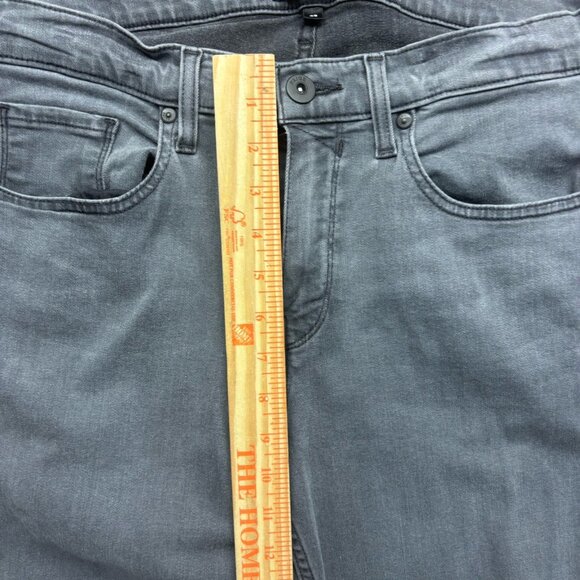Paige Federal Straight Jeans Faded Black Stretch Men’s Size 33 - Picture 9 of 12